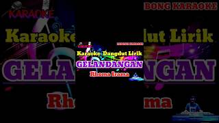 GELANDANGAN  Rhoma Irama  Karaoke Dangdut Lawas shorts gelandangan rhomairama karaoke dangdut [upl. by Dorothea]