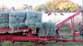 1024 newholland bale wagonwmv [upl. by Rosio]