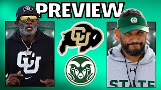 Colorado vs Colorado State  College Football Week 3 Game Preview [upl. by Pontias64]