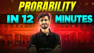 Probability  Complete Chapter In 12 Minutes  Class 10th Board [upl. by Erasaec]