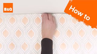 How to hang wallpaper  paste the wall [upl. by Hamann]