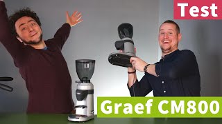 Graef CM800 Espressomühle im Test 2022  Espressofein und Zufallsmodus [upl. by Nosnorb]