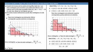 Solucionario Cálculo de una variable Sección 51 Áreas y distancias Ejercicio 1 J Stewart 8e [upl. by Gerti141]