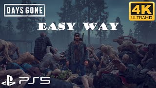 Days Gone  Clear the Chemult Horde Easy Way Zombies PS5 4K ULTRAHD [upl. by Llenhoj]