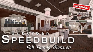 Bloxburg Suburban Family Mansion Interior Speedbuild 480k [upl. by Peter]