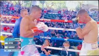 Full Fight Xander Zayas vs Jose Luis Sanchez boxing toprank [upl. by Kcirrem]