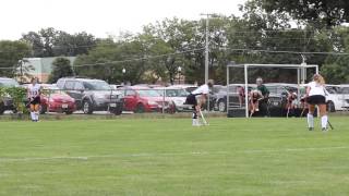 Jessie Strassburg scores for Longmeadow field hockey against Andover [upl. by Terrene501]