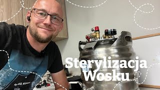 Autoklaw  sterylizacja wosku pszczelego [upl. by Ayar162]