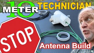 How To Build A 10 Meter Half Wave Dipole Antenna for 10 Meter Ham Radio [upl. by Aracal]