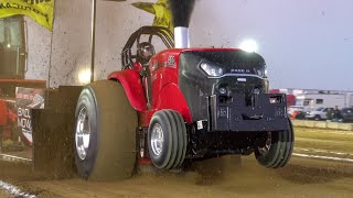 Tractor Pull 2022 10000 Pro Stock tractor throwdown Wagler Fall Nationals 2022 [upl. by Ahsined878]