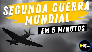 A História da Segunda Guerra Mundia  II WAR em 5 Minutos [upl. by Marty]