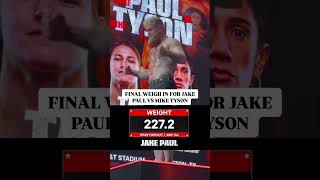 Final Weigh in for Paul vs Tyson just wrapped up  Shorts [upl. by Elman]