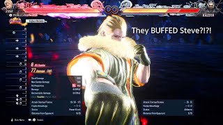 NEW TEKKEN 8 PATCH v104 STEVE FOX LIONHEART COMBO [upl. by Tisbe778]