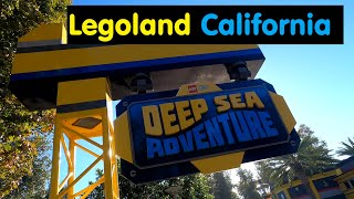 Legoland California  Deep Sea Adventure And Pab Wall  Lego Models And Lego Bricks [upl. by Oemac323]