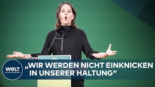 ANNALENA BAERBOCK „Wir sind stärker als dieser Krieg“  Rede beim GrünenParteitag  WELT DOKUMENT [upl. by Anayra]