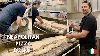 Pizza chef prepare the Neapolitan pizza dough in his pizzeria  IMPASTO PIZZA  Rome 2024  Subtitle [upl. by Stinson]