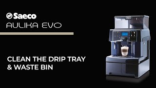 Aulika Evo Top  Drip Tray amp Waste Bin Cleaning [upl. by Michelsen]