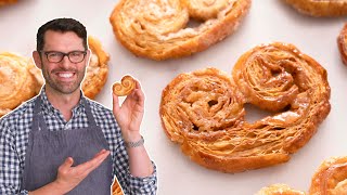 How to make Palmiers  Only TWO Ingredients [upl. by Nonaihr]