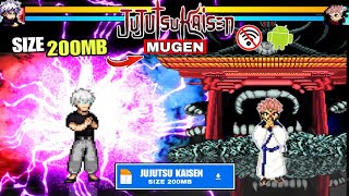 NEW JUJUTSU KAISEN ANIME MUGEN ANDROID FULL CHARACTERS No Exagear Mugen ANDROID [upl. by Sukin605]