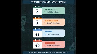 Ceilidh Club Upcoming Events  October [upl. by Eugenio]