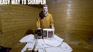 How to sharpen your chainsaw chain [upl. by Terces]