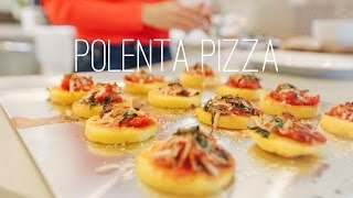 Quick amp Easy Vegan Recipes with Daniella Monet  Polenta Pizza [upl. by Richma]