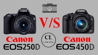 Canon EOS 250D VS Canon EOS 450D [upl. by Anirdnaxela]