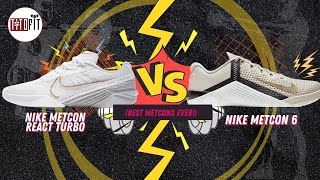 Nike Metcon React Turbo VS Nike Metcon 6 best shoes for training in 2021 showdown  TitoFit review [upl. by Sessilu]