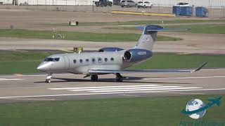 Rooney Holdings LLC Gulfstream G500 N202KR  UHD 4K [upl. by Oilenroc]