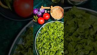 Seasons Special ll Dal Palak Recipe 👩🏻‍🍳🍲🥘😍short trending recipe dalpalakrecipe easyrecipe [upl. by Brenk]