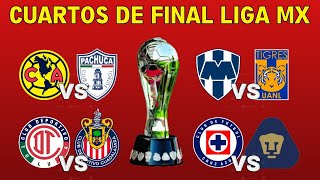 ¡Liguilla lista Así se jugarán los Cuartos de Final del Clausura 2024 [upl. by Julian730]