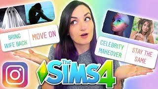 My Instagram Followers Control My Sims FAME  Sims 4 Challenge [upl. by Nnyletak670]