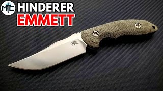 Hinderer Emmett Fixed Blade  Overview and Review [upl. by Ellerahc]