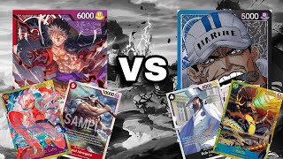 THE GREATEST GAME  RP Luffy Vs BB Sakazuki  OPTCG [upl. by Brandt]