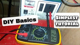 How to use digital multimeter for beginners step by step [upl. by Hagile]