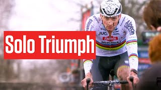 Mathieu Van Der Poel UNSTOPPABLE Wout Van Aert Unlucky In Hulst World Cup [upl. by Buckley]