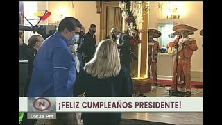 Celebran cumpleaños del Presidente Nicolás Maduro con mariachis y canciones [upl. by London203]