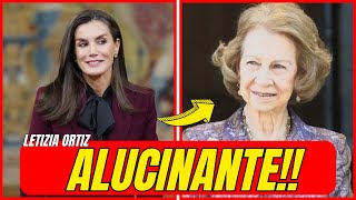 Doña Sofía SOLICITA VIAJAR a Valencia y Letizia Ortiz se NIEGA en ROTUNDO [upl. by Rutan404]