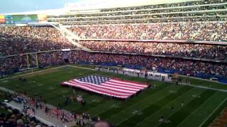 Bears game today and C17 flyover at Soldier Field [upl. by Dahsra]