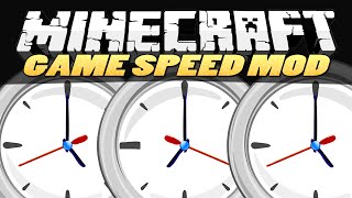 GAME SPEED CHANGER  Minecraft Mods Showcase [upl. by Anatole447]