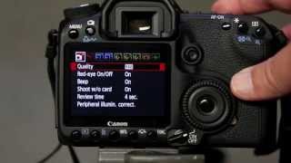 Canon 50D  Selecting RAW file type [upl. by Frost]