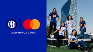 INTER WOMEN amp MASTERCARD  THIS IS PRICELESS 👕⚫🔵🤝 IMPartner IMInter ForzaInter [upl. by Pharaoh]