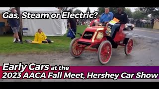 2023 AACA Hershey Car Show Pioneer Cars Gas Steam or Electric [upl. by Cacilie]