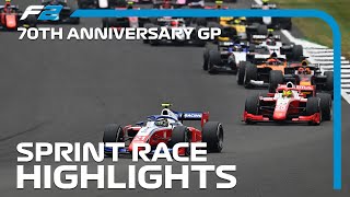 F2 Sprint Race Highlights  70th Anniversary Grand Prix 2020 [upl. by Chancey]