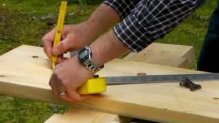 How to Layout and Cut a Stair Stringer How to Build Stairs [upl. by Downing]