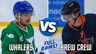 Full Game 2  Whalers vs Brew Crew [upl. by Kinimod]