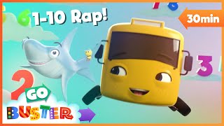 110 Rap  Go Buster  Bus Cartoons amp Kids Stories [upl. by Euqirne]