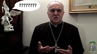 Mons Viganò manipola la preghiera a S Michele chiede fondi ma non risponde su Exsurge Domine [upl. by Bandur205]