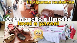 UMA DONA DE CASA EM AÇÃO LIMPEI  LAVEI  E PASSEI ROUPA VIDA DE UMA MAE DE 4 CRIANÇAS [upl. by Azilanna]