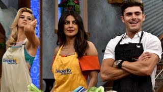 Cast of Baywatch follow instructions of a recipe in Spanish  Priyanka Chopra [upl. by Eirbua]